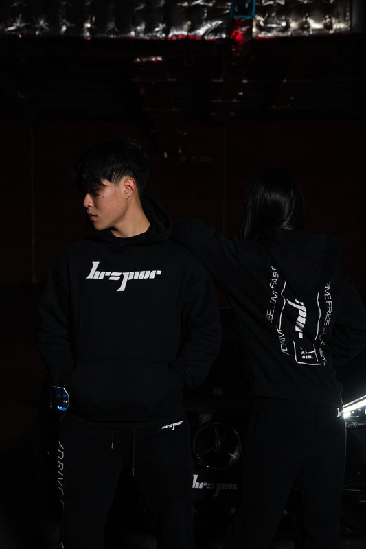 MK2 Midnight Black Hoodie